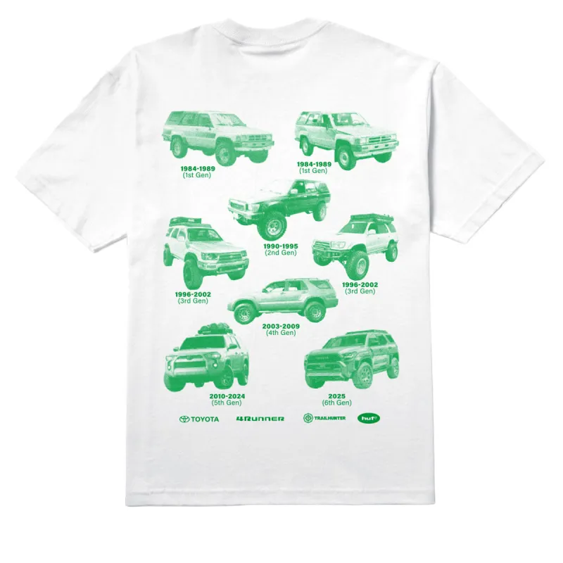 HUF x Toyota Trailhunter Generations T-Shirt - White made by HUF