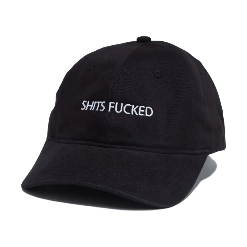 Designer Trash Shits Fucked Dad Hat - Black sold by CCS