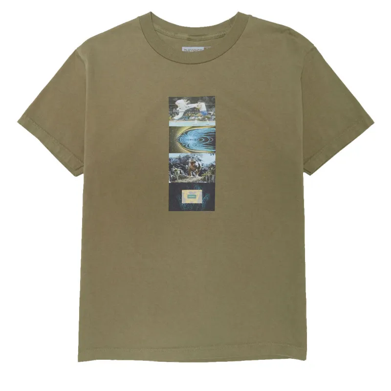 Theories Virtual Reality T-Shirt - Fatigue Green sold by CCS