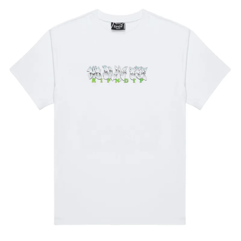 RIPNDIP Karate Kat T-Shirt - White made by Ripndip