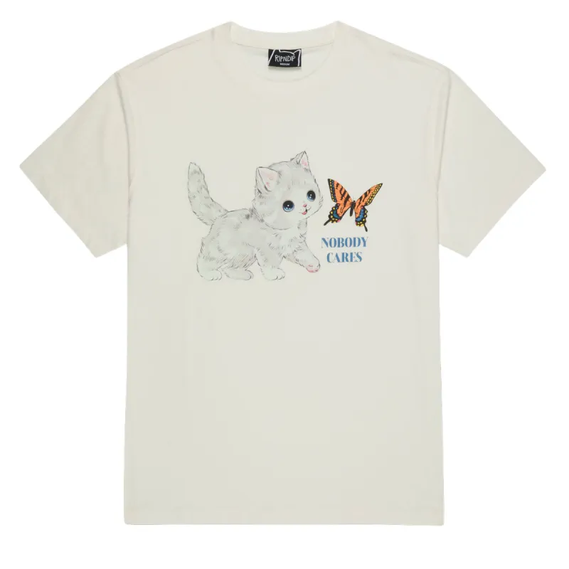 RIPNDIP Nobody Cares T-Shirt - Bone sold by CCS