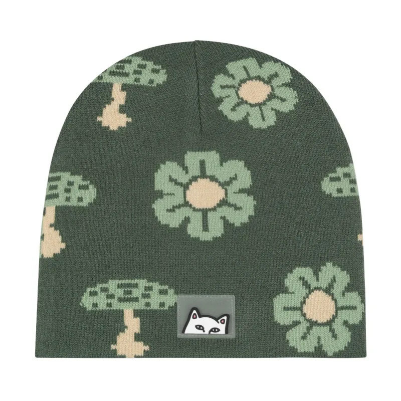 RIPNDIP Out Of This World Skull Beanie - Sage Green made by Ripndip