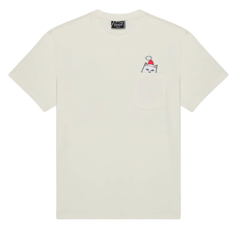 RIPNDIP Lord Santa Pocket T-Shirt - Bone sold by CCS