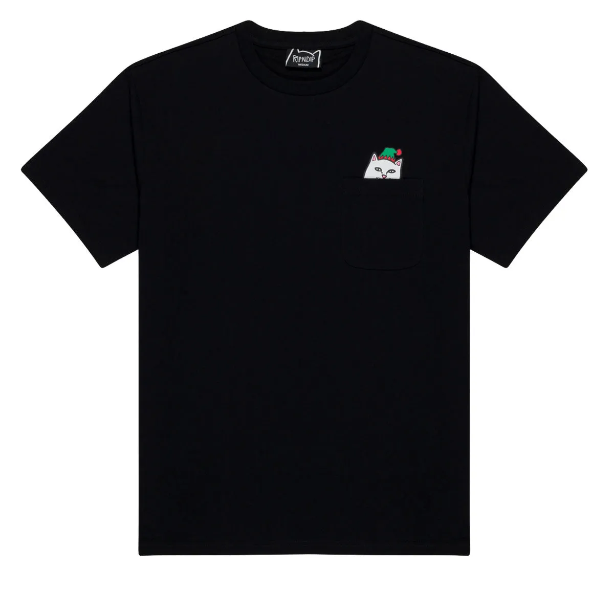 RIPNDIP Nermal Elf Pocket T-Shirt - Black sold by CCS
