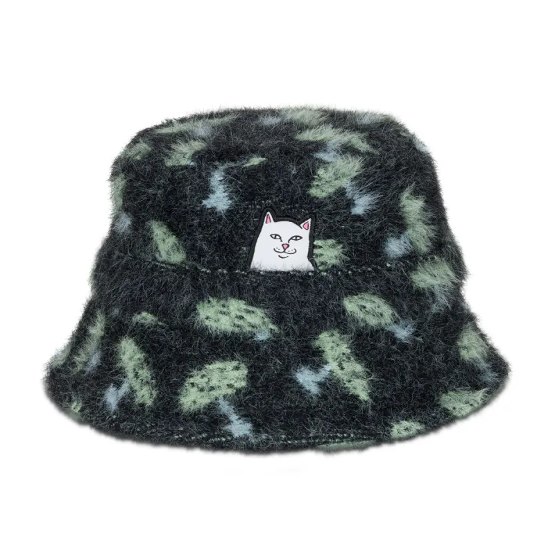 RIPNDIP Lord Nermal World Mohair Bucket Hat - Black sold by CCS