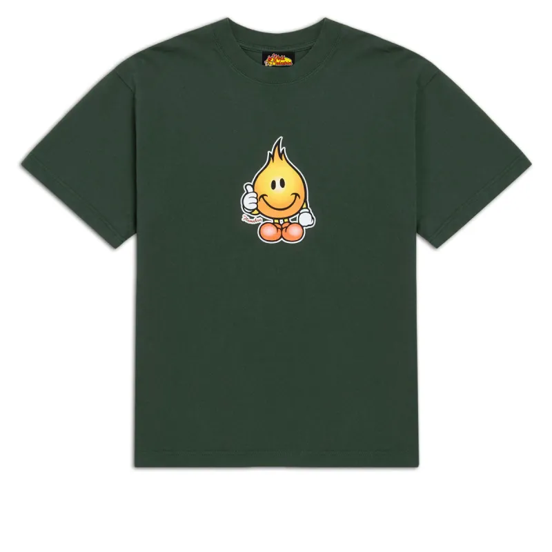 World Industries Classic Flameboy T-Shirt - Vintage Green made by World Industries