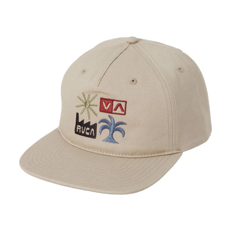 RVCA Mirage Snapback Hat - Slate Blue sold by CCS