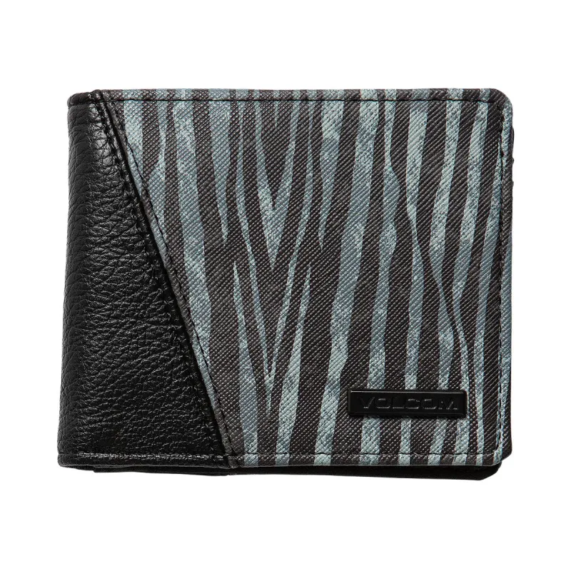 Volcom Solidstone Bifold Wallet - Black White sold by CCS
