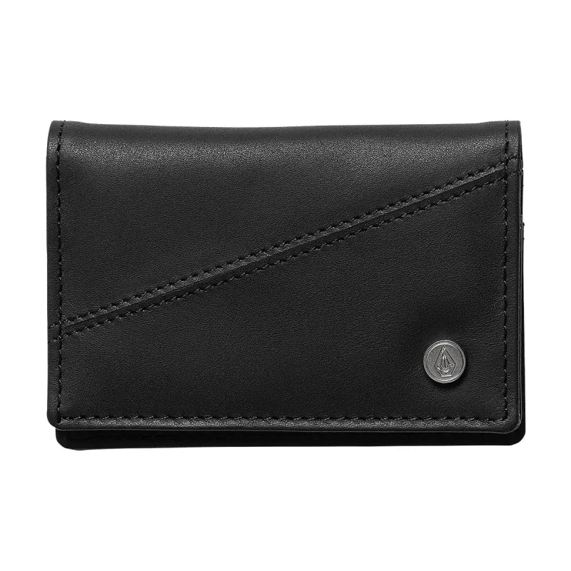 Volcom Straight Up Cardholder Wallet - Black sold by CCS