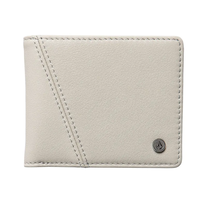 Volcom Pay-A-Pal Leather Bifold Wallet - Stone sold by CCS