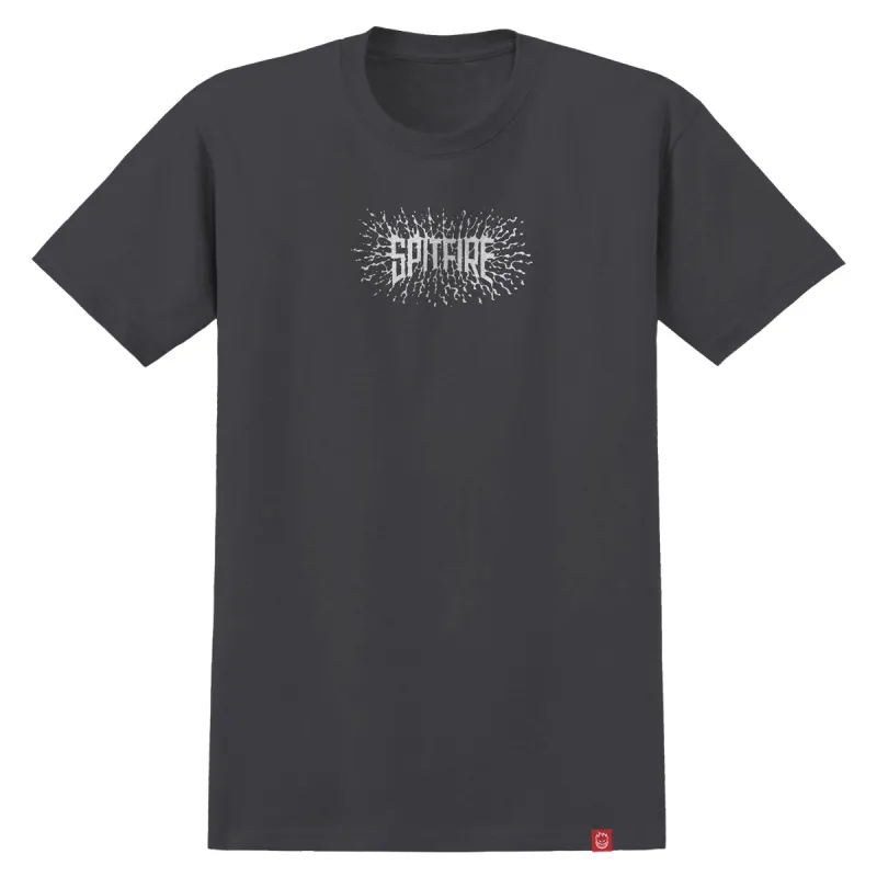 Spitfire Splat T-Shirt - Charcoal/White sold by CCS