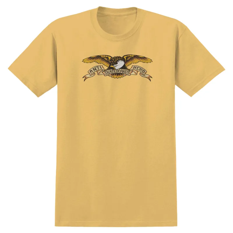 Anti-Hero Eagle T-Shirt - Mustard/Multi Color made by CCS
