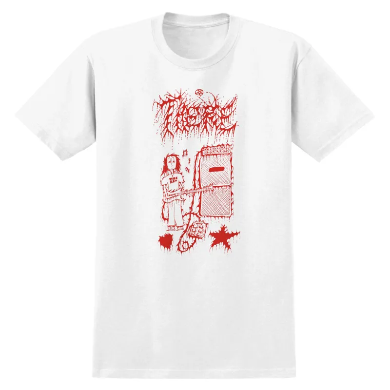 There Loud Stacked T-Shirt - White/Red sold by CCS