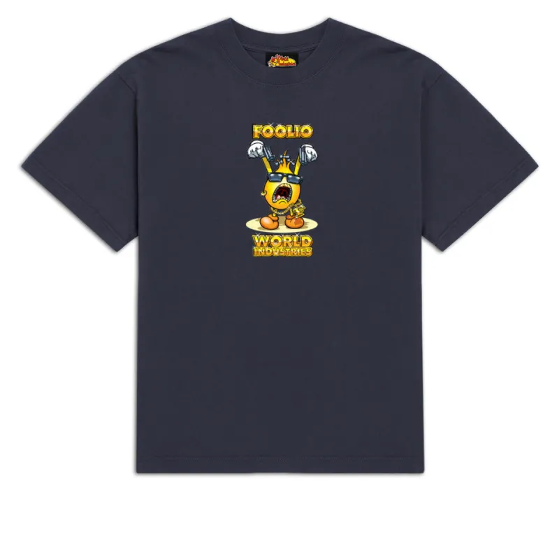 World Industries Foolio T-Shirt - Vintage Navy sold by CCS