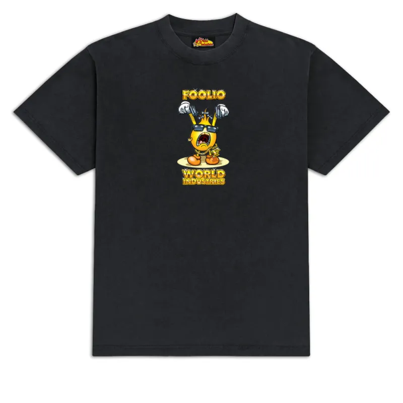 World Industries Foolio T-Shirt - Black sold by CCS