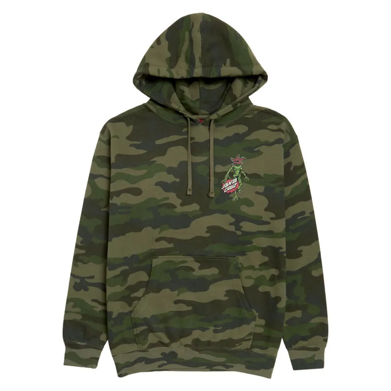 Santa Cruz x Stranger Things Demogorgon Dot Hoodie - Forest Camo sold by CCS