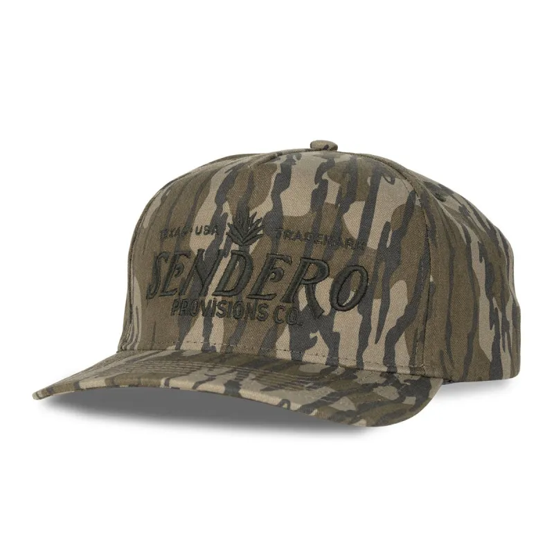 Sendero Logo Hat - Mossy Oak Bottomlands Camo sold by CCS