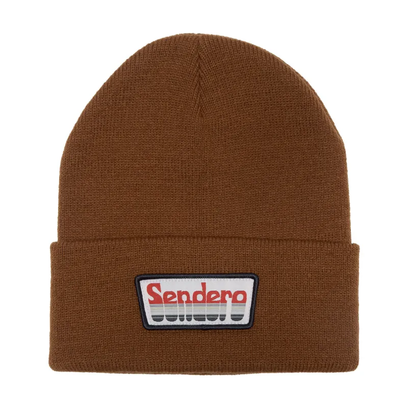 Sendero Santa Fe Retro Logo Beanie - Copper made by Sendero Provisions CO