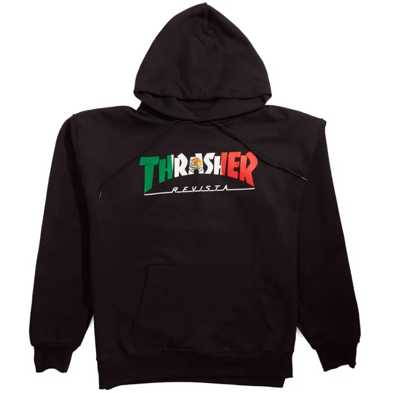 Thrasher Mexico Hoodie - Black made by CCS