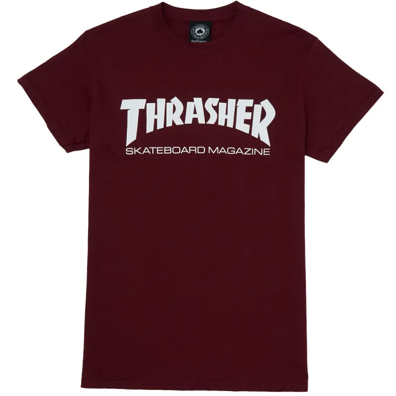 Thrasher Skate Mag T-Shirt - Maroon sold by CCS