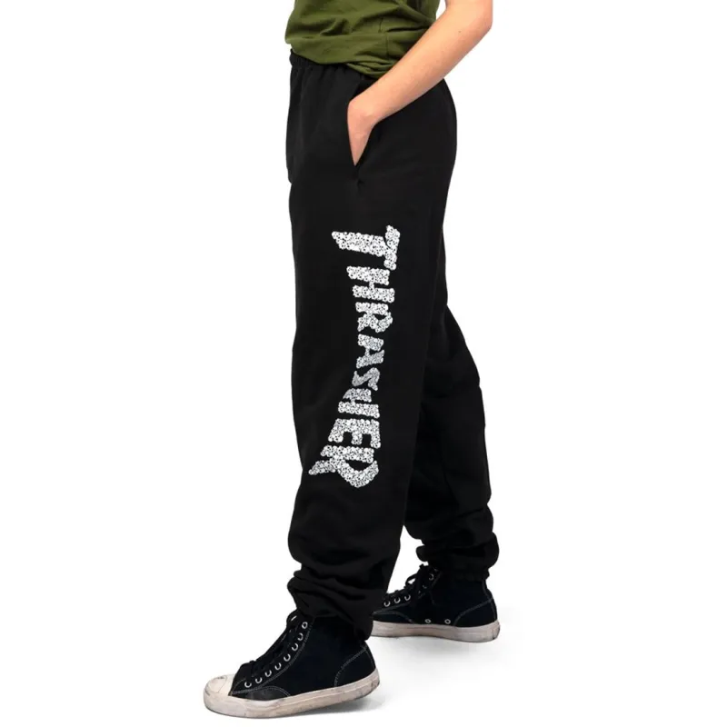 Thrasher Skulls Sweatpants - Black made by CCS