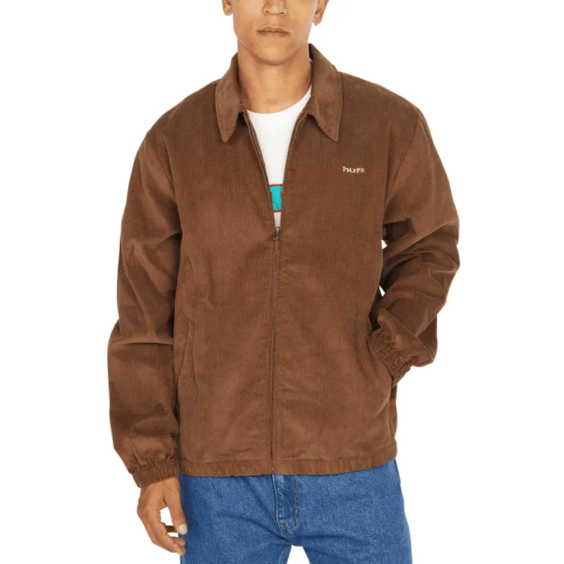HUF 89 Corduroy Shop Jacket - Chocolate sold by CCS