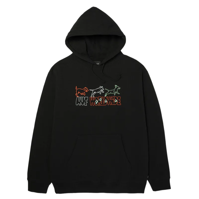 HUF Fetch Hoodie - Black sold by CCS