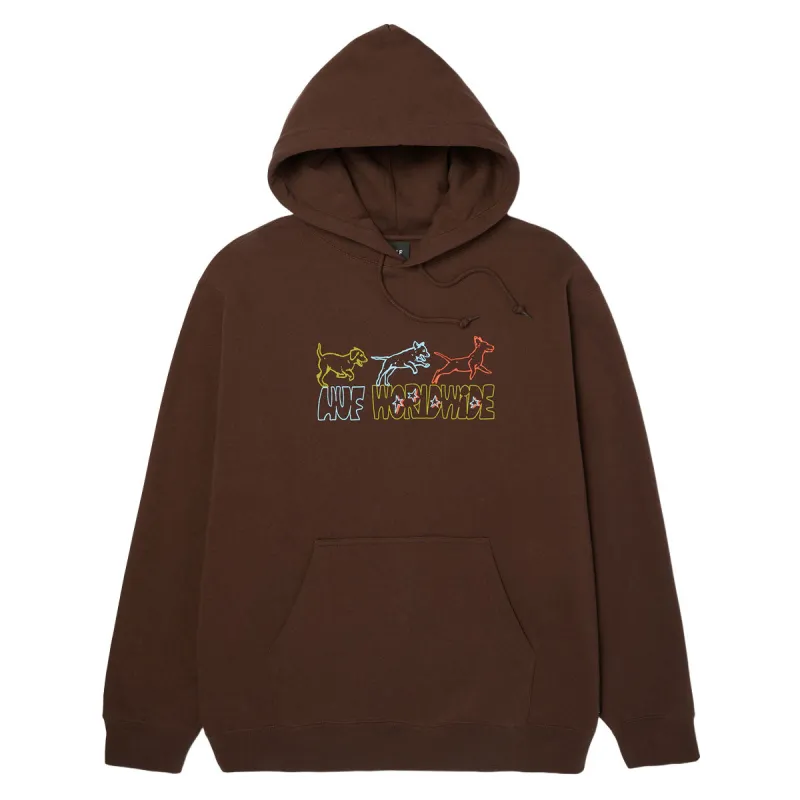 HUF Fetch Hoodie - Chocolate sold by CCS