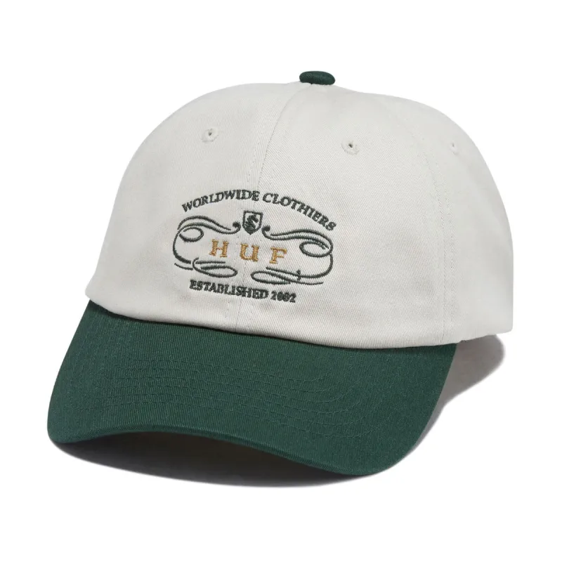 HUF Worldwide Clothiers 6 Panel Cv Hat - Forest Green sold by CCS