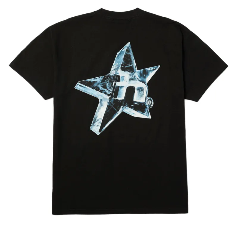 HUF Ice Star T-Shirt - Black made by HUF