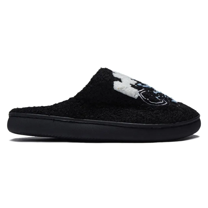 HUF Snow Angel Fuzzy Slipper Shoes - Black sold by CCS