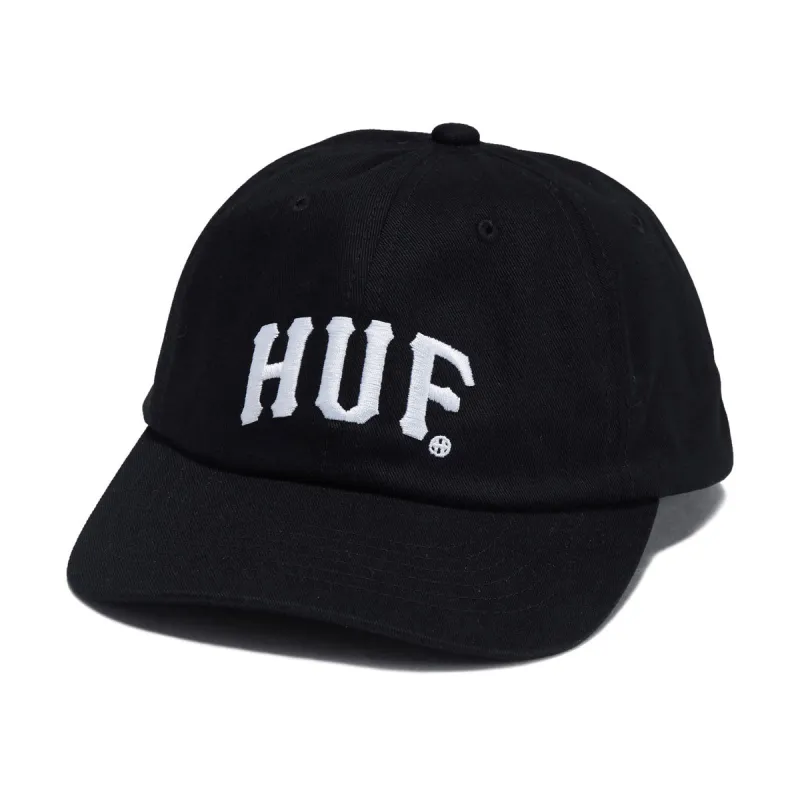 HUF Arch 6 Panel Cv Snapback Hat - Black sold by CCS