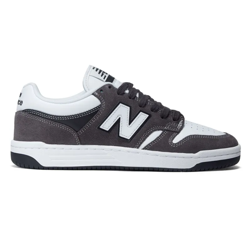 New Balance 480 Wide Shoes - Dark Grey/White sold by CCS