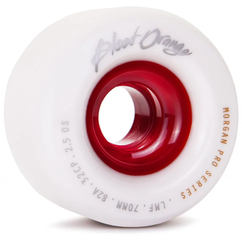 Blood Orange Liam Morgan Formula Longboard Skateboard Wheels - 70mm 82a made by CCS