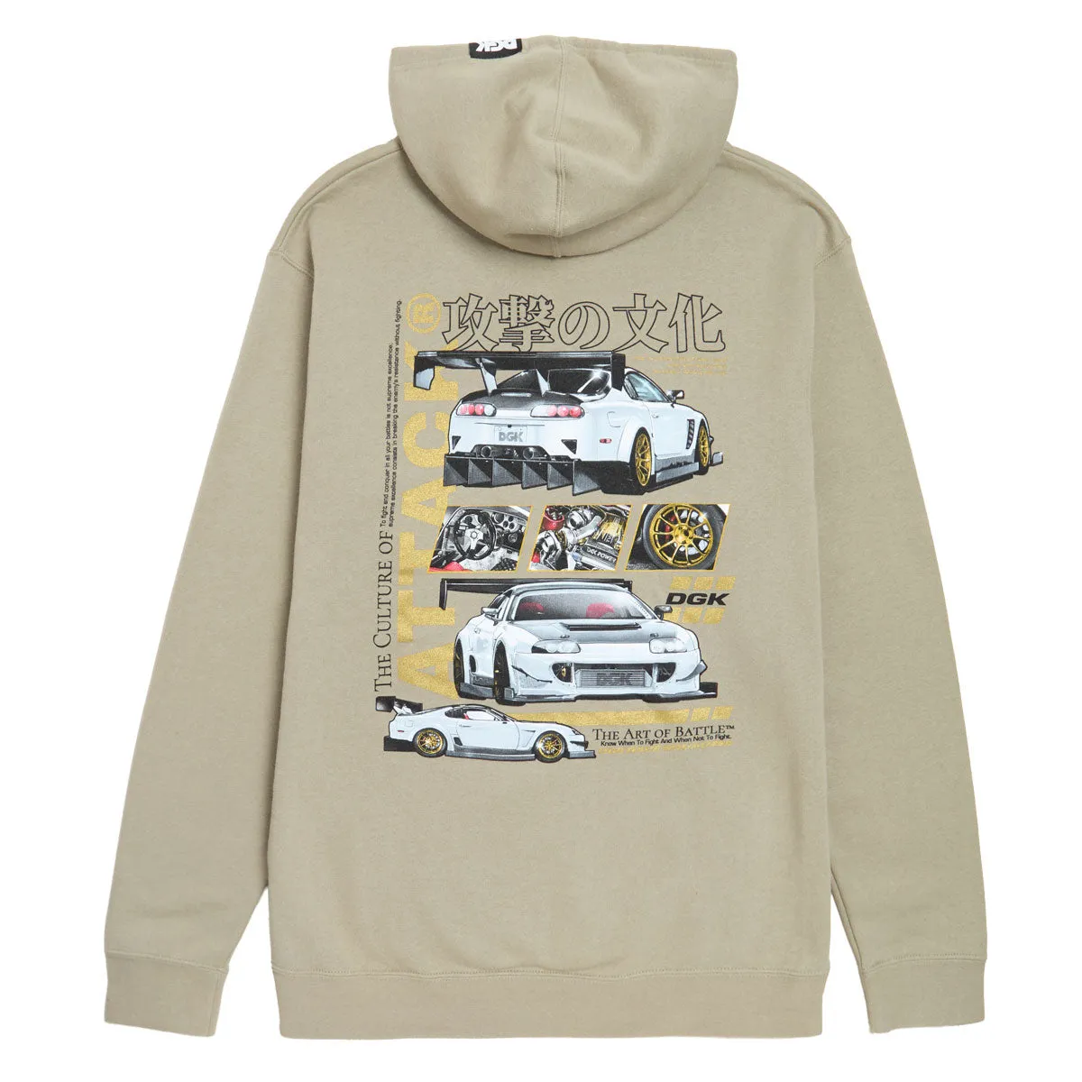 DGK Attack Hoodie - Cement sold by CCS product image thumbnail 2