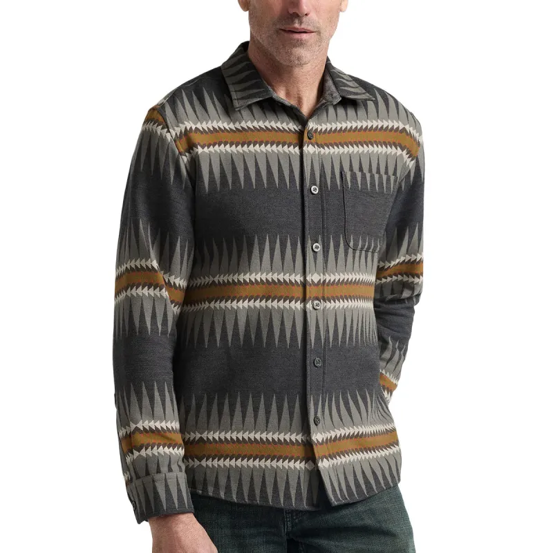 Pendleton Marshall Chamois Long Sleeve Shirt - Sawtooth Charcoal sold by CCS