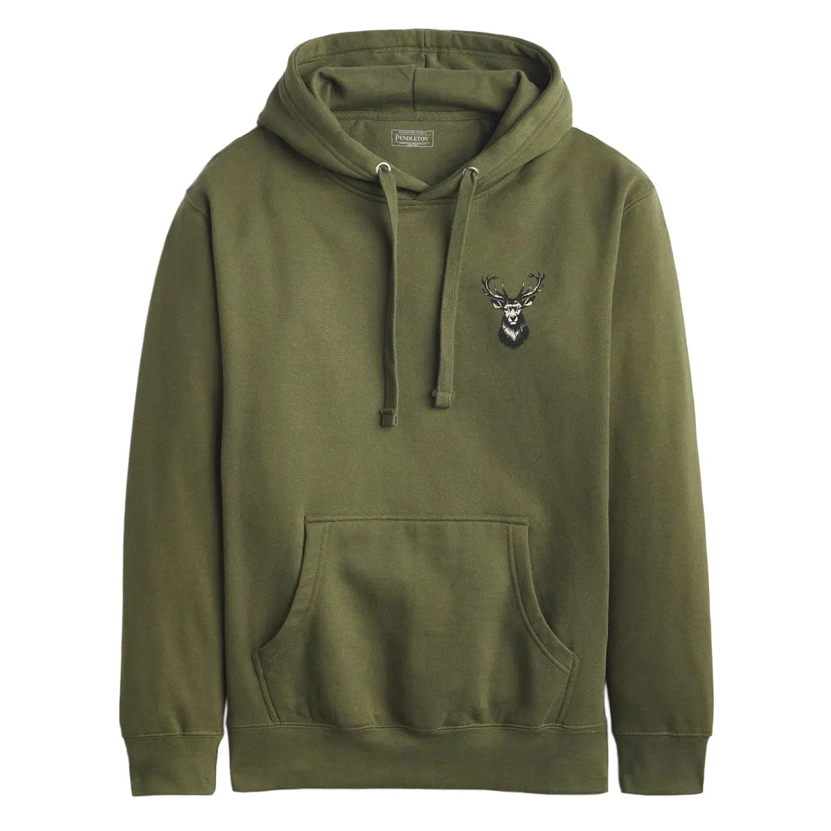 Pendleton Stag Graphic Hoodie - Military Green/Black sold by CCS product image thumbnail 2