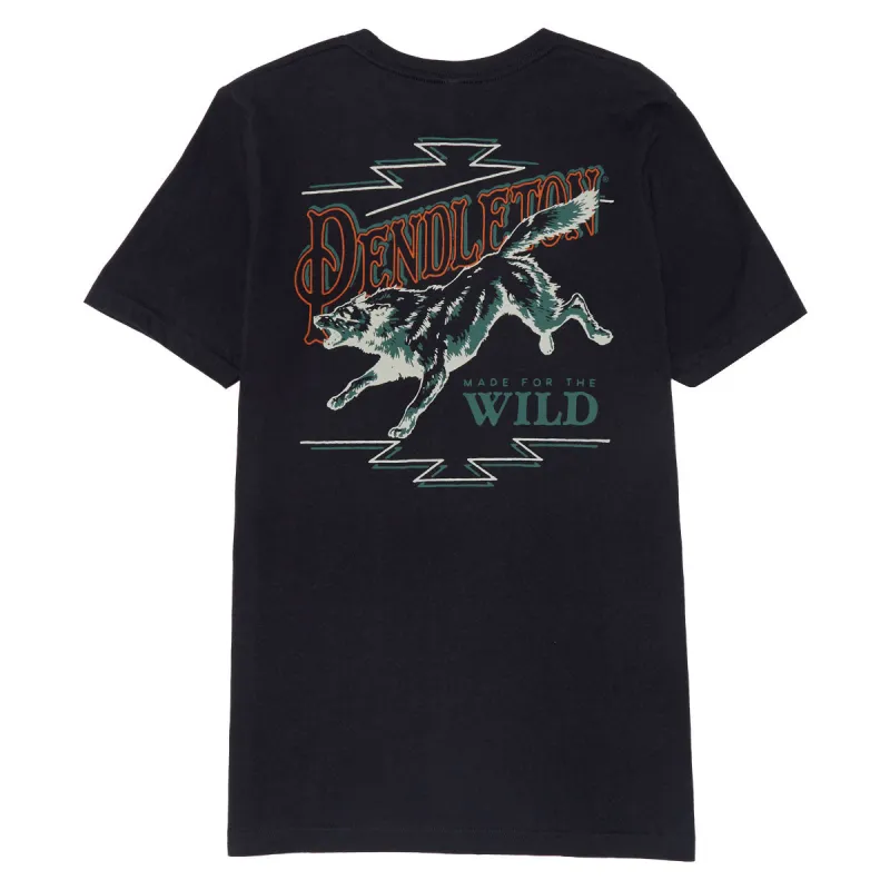 Pendleton Wild Wolf T-Shirt - Vintage Black/Multi made by Pendleton