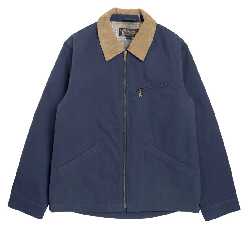 Pendleton Tahoma Canvas Trucker Jacket - Navy sold by CCS