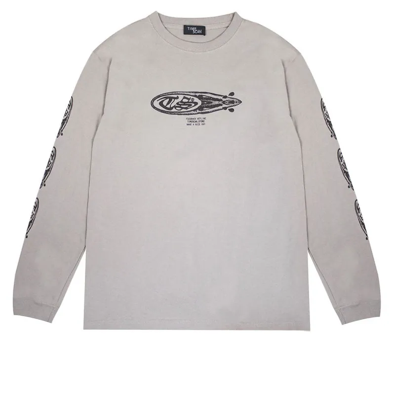 Timescan Crybabies Long Sleeve T-Shirt - Silver Grey sold by CCS