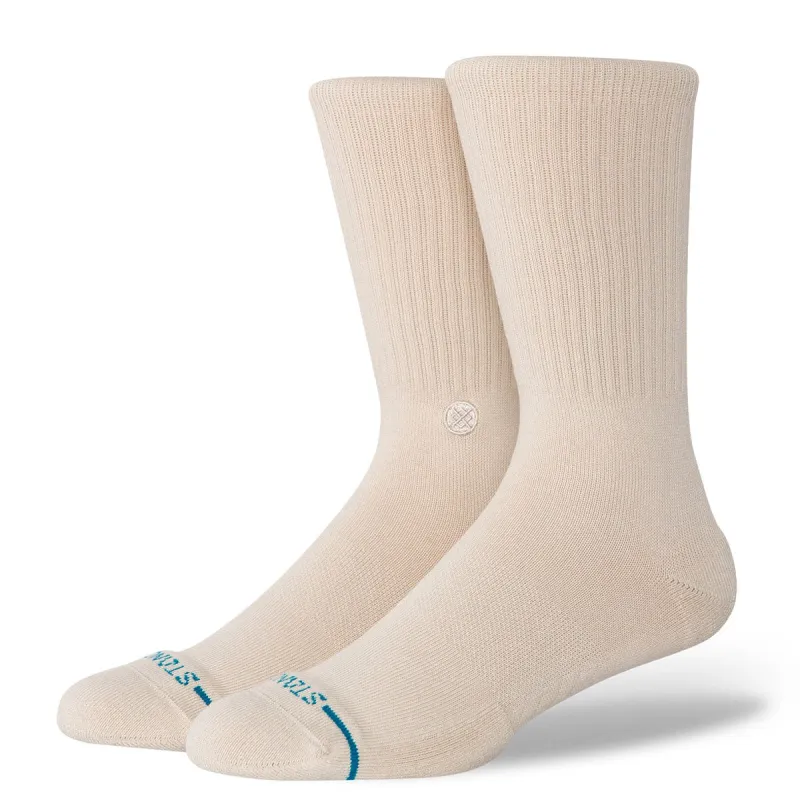 Stance Icon Socks - Oatmeal made by Stance