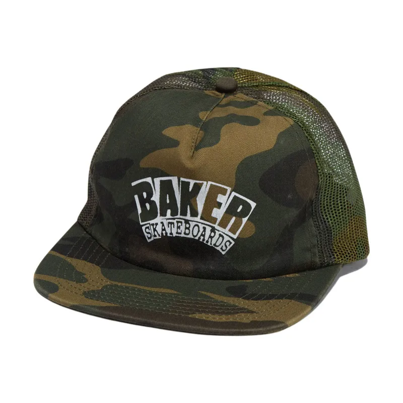 Baker Arch Logo Trucker Hat - Camo sold by CCS
