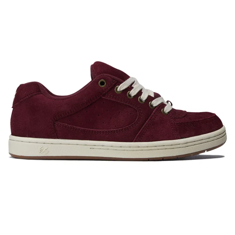 eS Accel Shoes - Burgundy/Tan sold by CCS