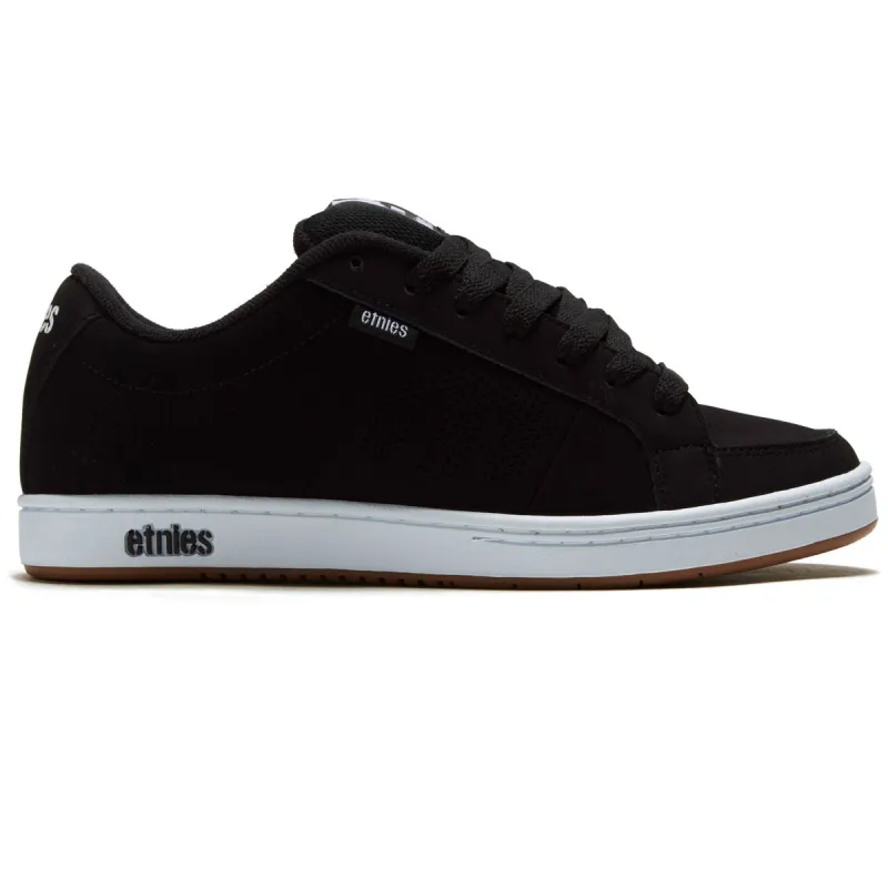 Etnies Kingpin Shoes - Black/White/Gum made by Etnies