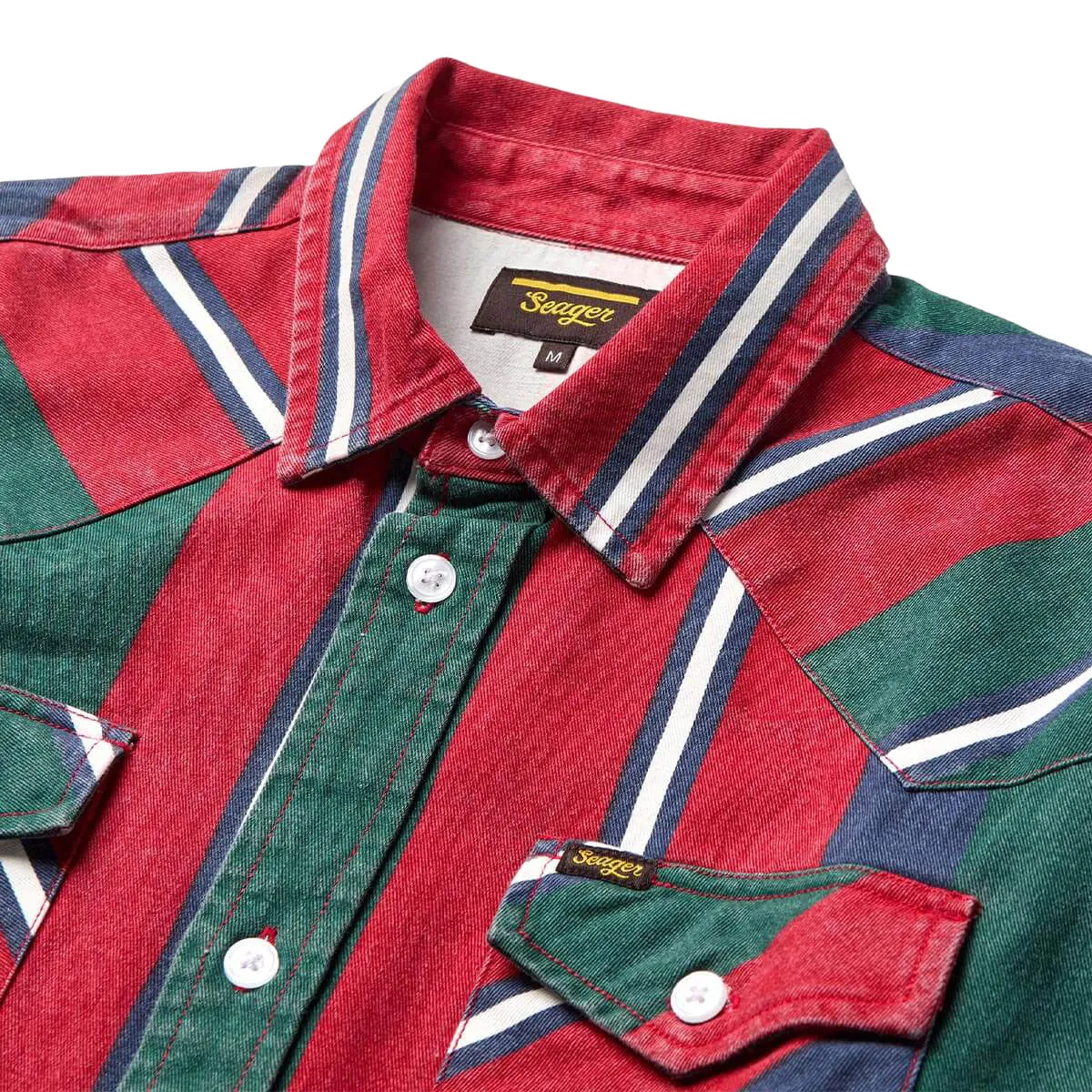 Seager Amarillo Long Sleeve Shirt - Mattson Stripe sold by CCS product image thumbnail 3