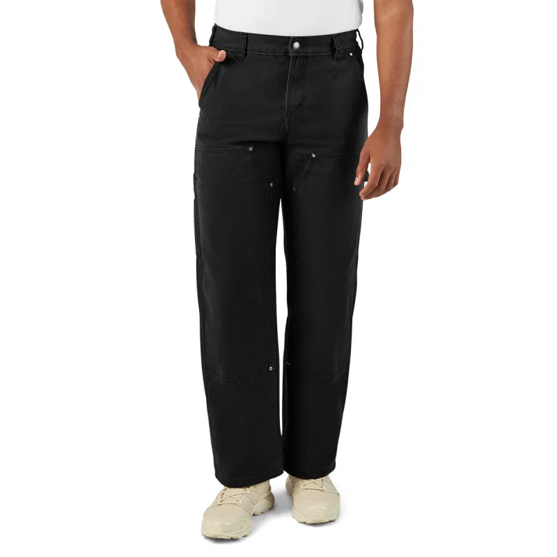 Dickies Double Knee Canvas Carpenter Pants - Black sold by CCS