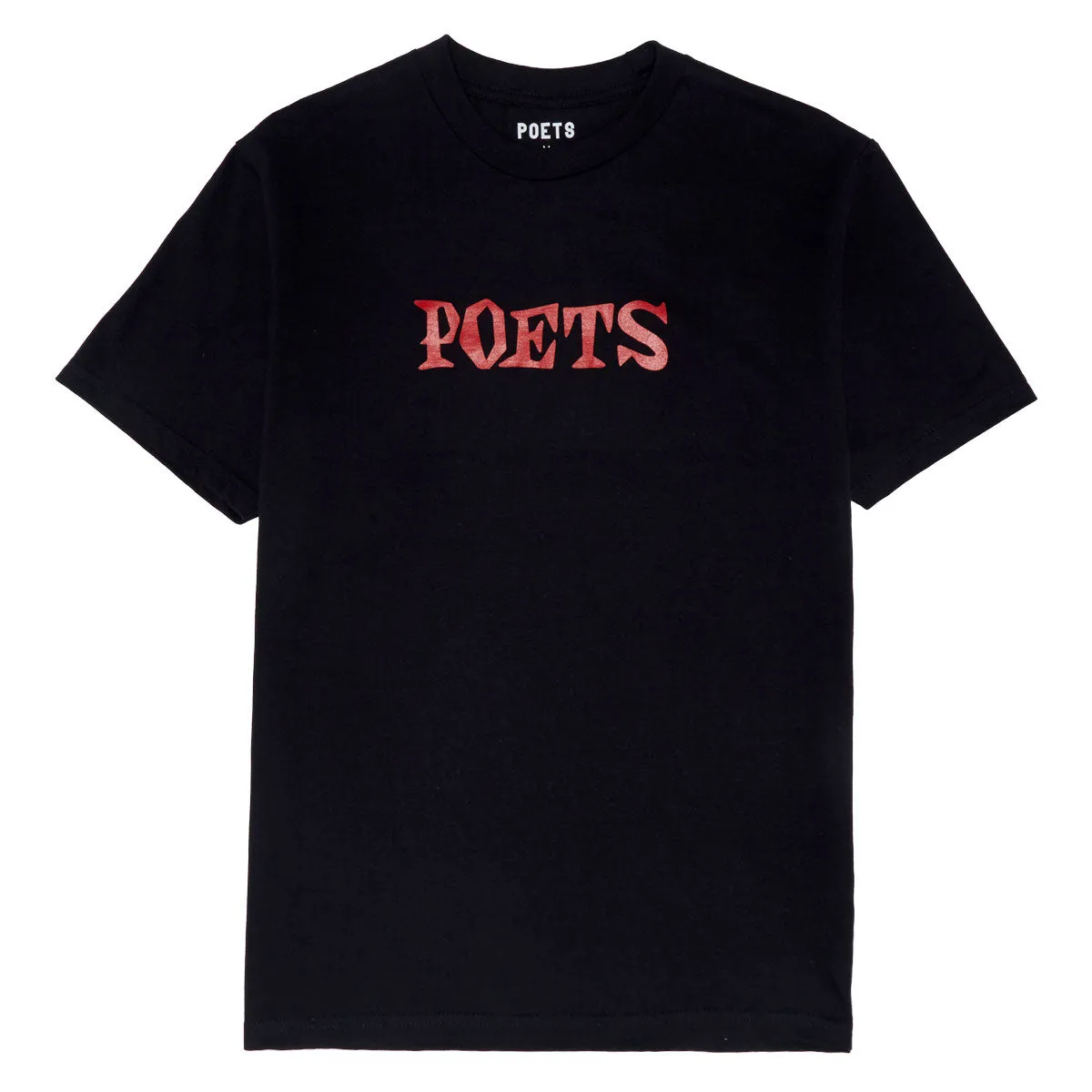 Poets D&G Screened T-Shirt - Black sold by CCS