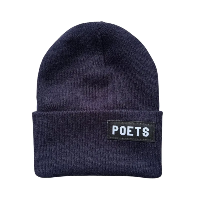 Poets Dorcas Beanie - Navy sold by CCS