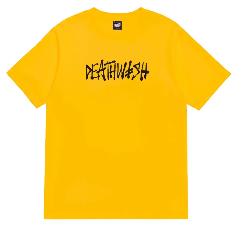 Deathwish OG Deathspray T-Shirt - Yellow sold by CCS
