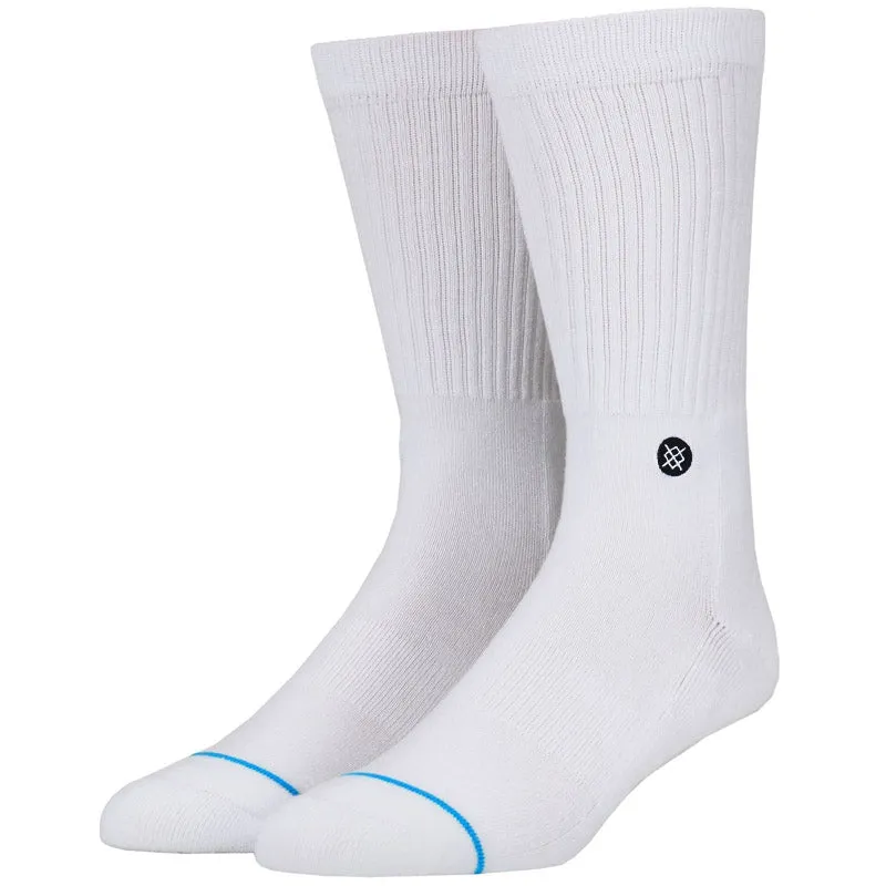 Stance Icon Socks - White/Black made by Stance